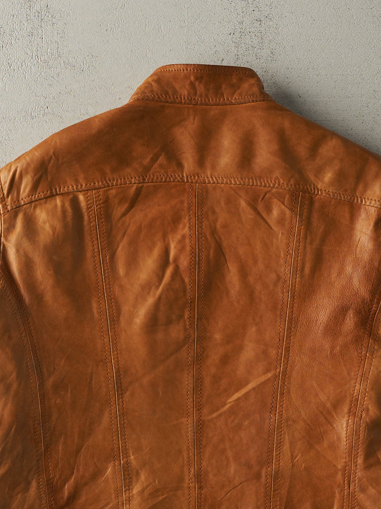 Vintage Y2K Camel Danier Leather Jacket (S)