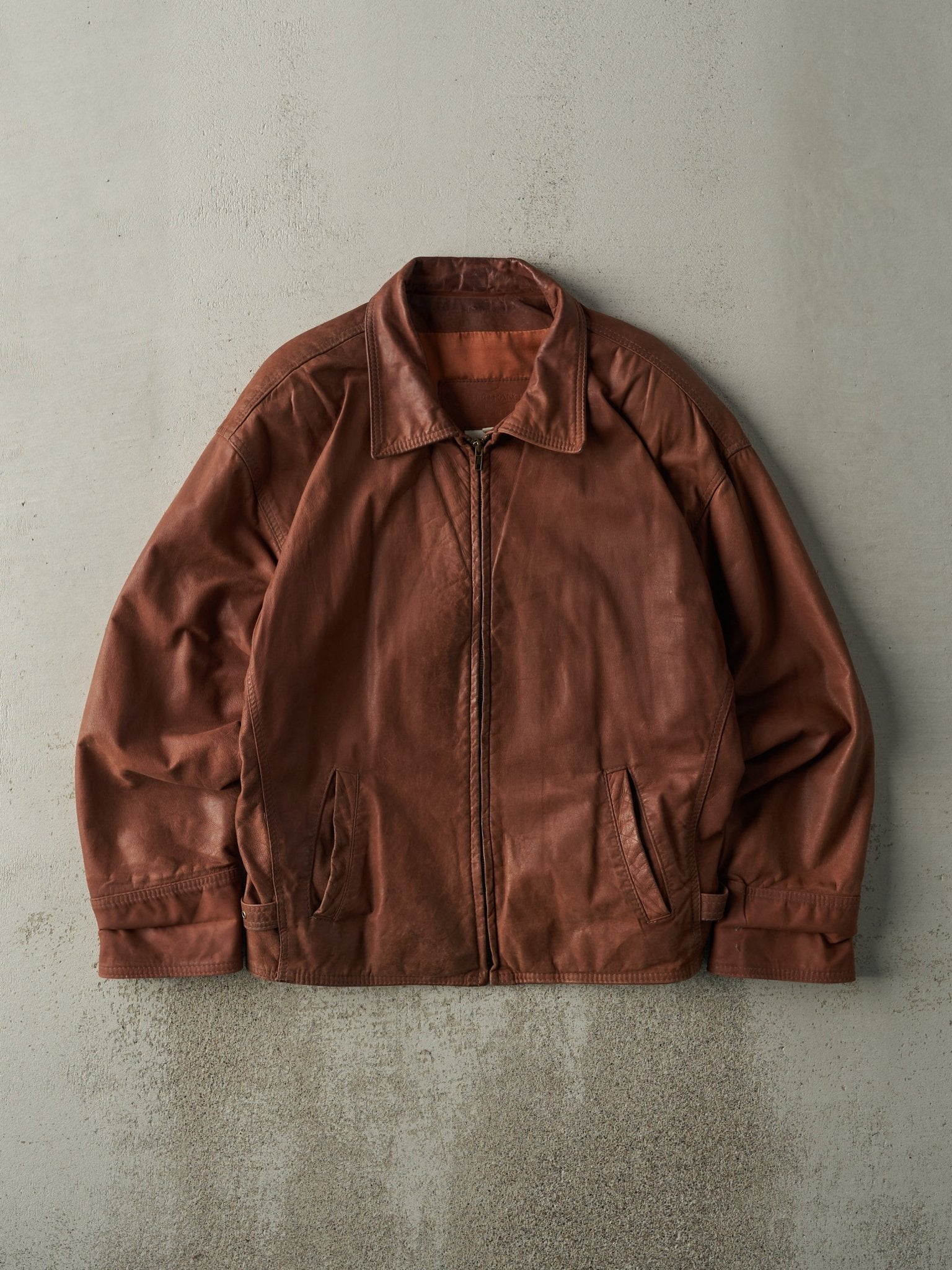 Vintage 80s Brown The Leather Ranch Leather Jacket (M/L)