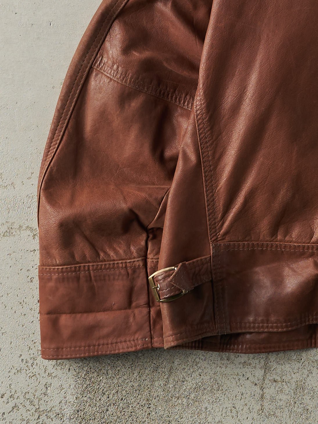 Vintage 80s Brown The Leather Ranch Leather Jacket (M/L)