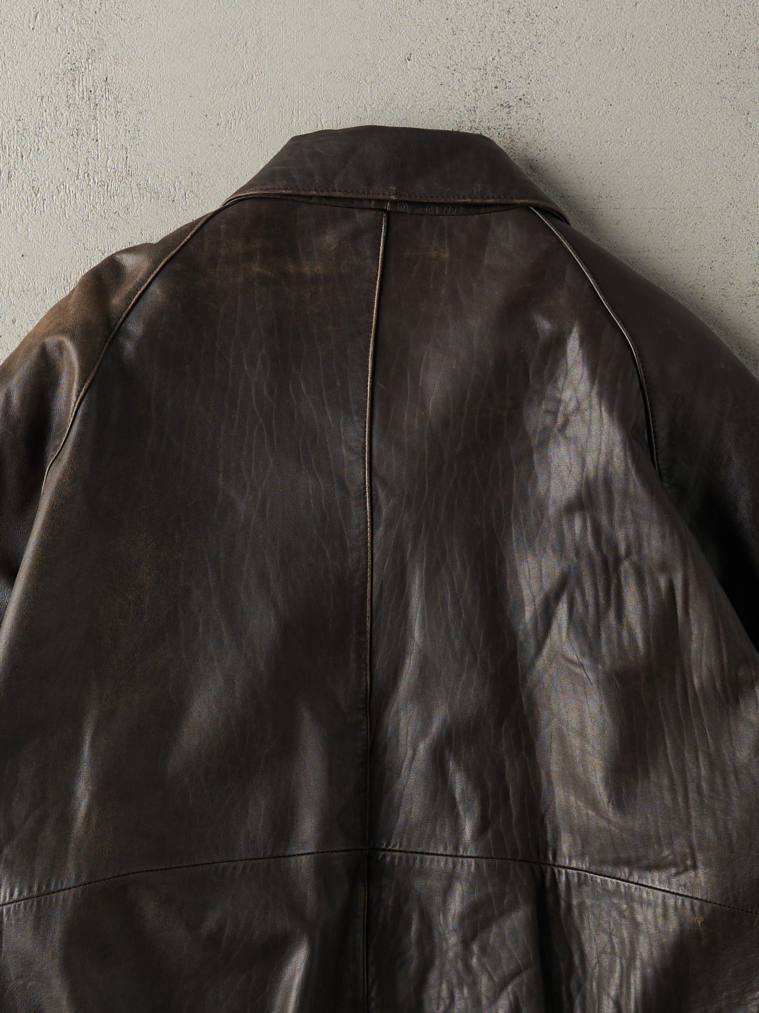 Vintage Y2K Brown Wilsons Leather Jacket (M)