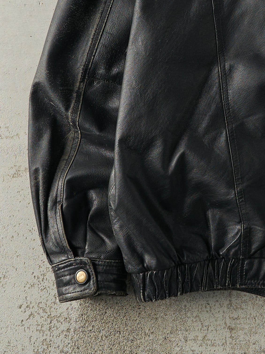 Vintage 90s Black R&R Leather Jacket (L) – Rebalance Vintage