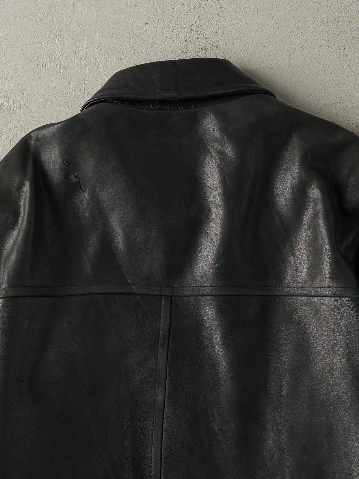 sawyer of napa レザージャケット XL ブラック インナー付 Vintage 90s Black Sawyer of Napa Leather Jacket (L) – Rebalance