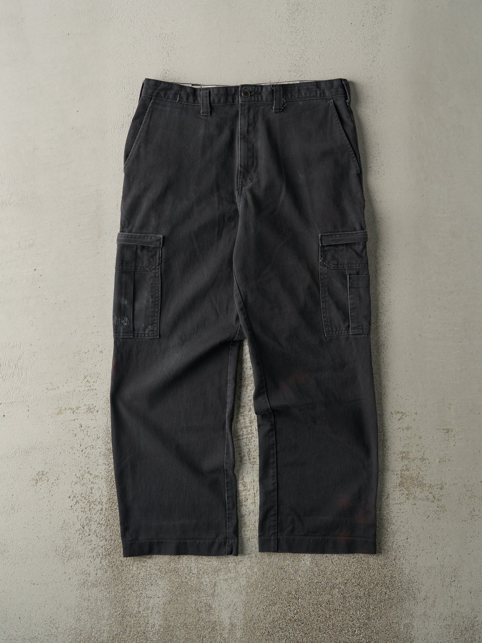 Vintage 90s Black Dickies Cargo Work Pants (34x28.5)