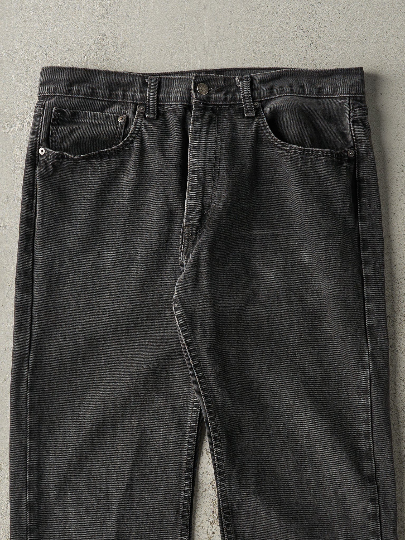 Vintage Y2K Faded Black Levi's 505 Denim Pants (35.5x29)