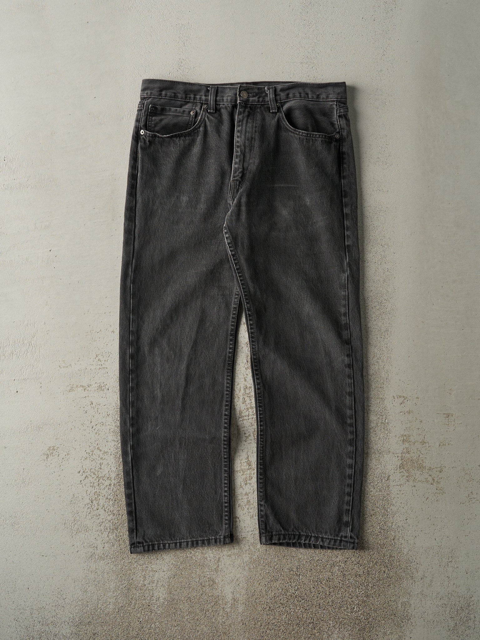 Vintage Y2K Faded Black Levi's 505 Denim Pants (35.5x29)