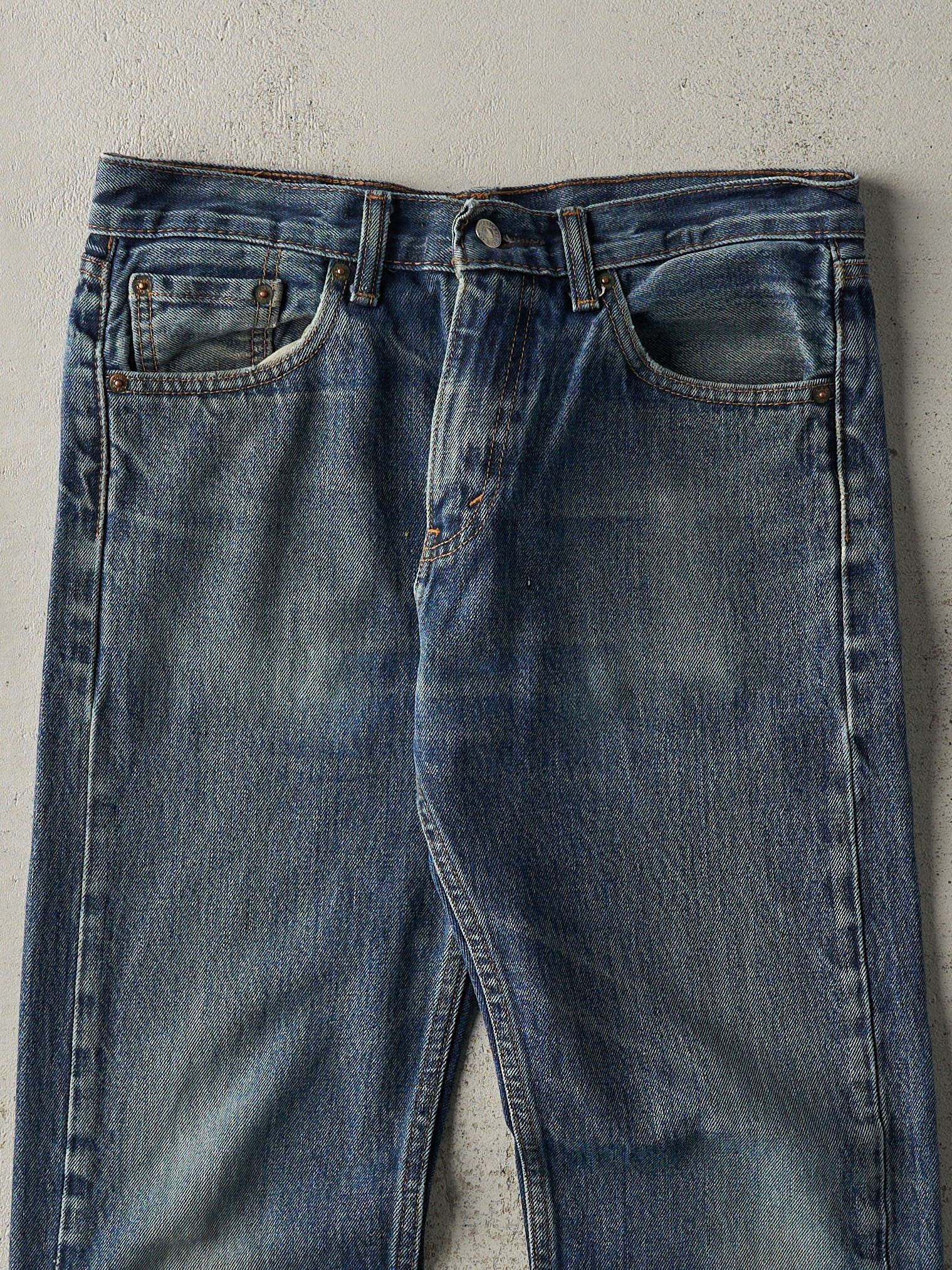 Vintage Y2K Dark Wash Levi's 505 Jeans (32x30)