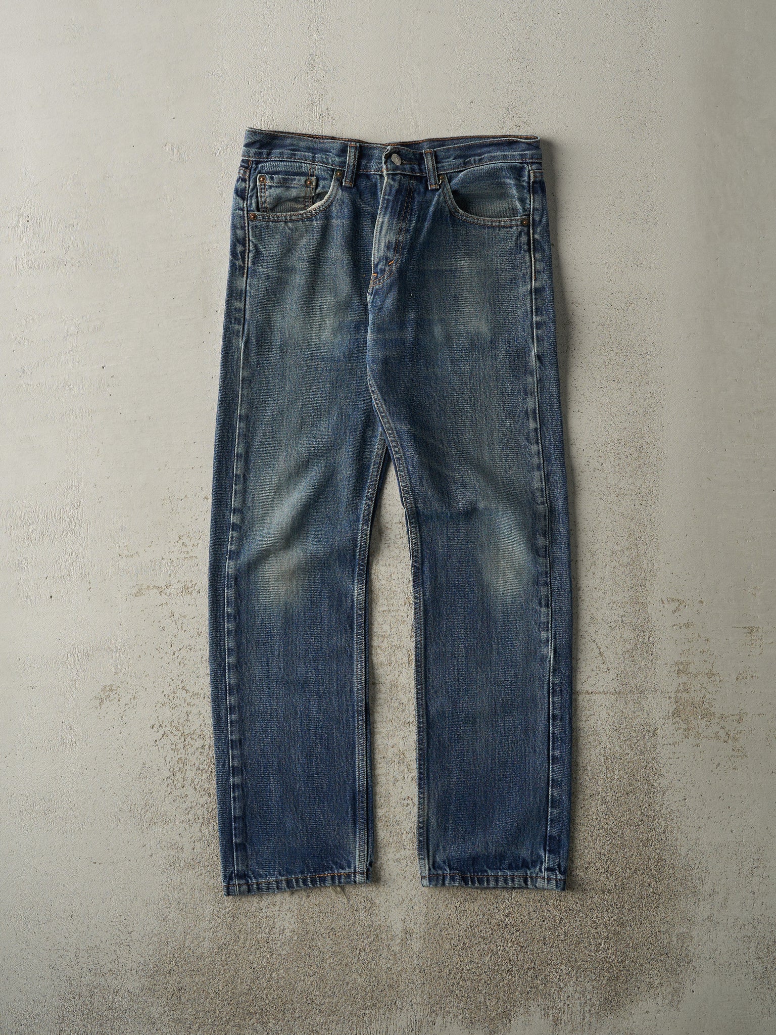 Vintage Y2K Dark Wash Levi's 505 Jeans (32x30)