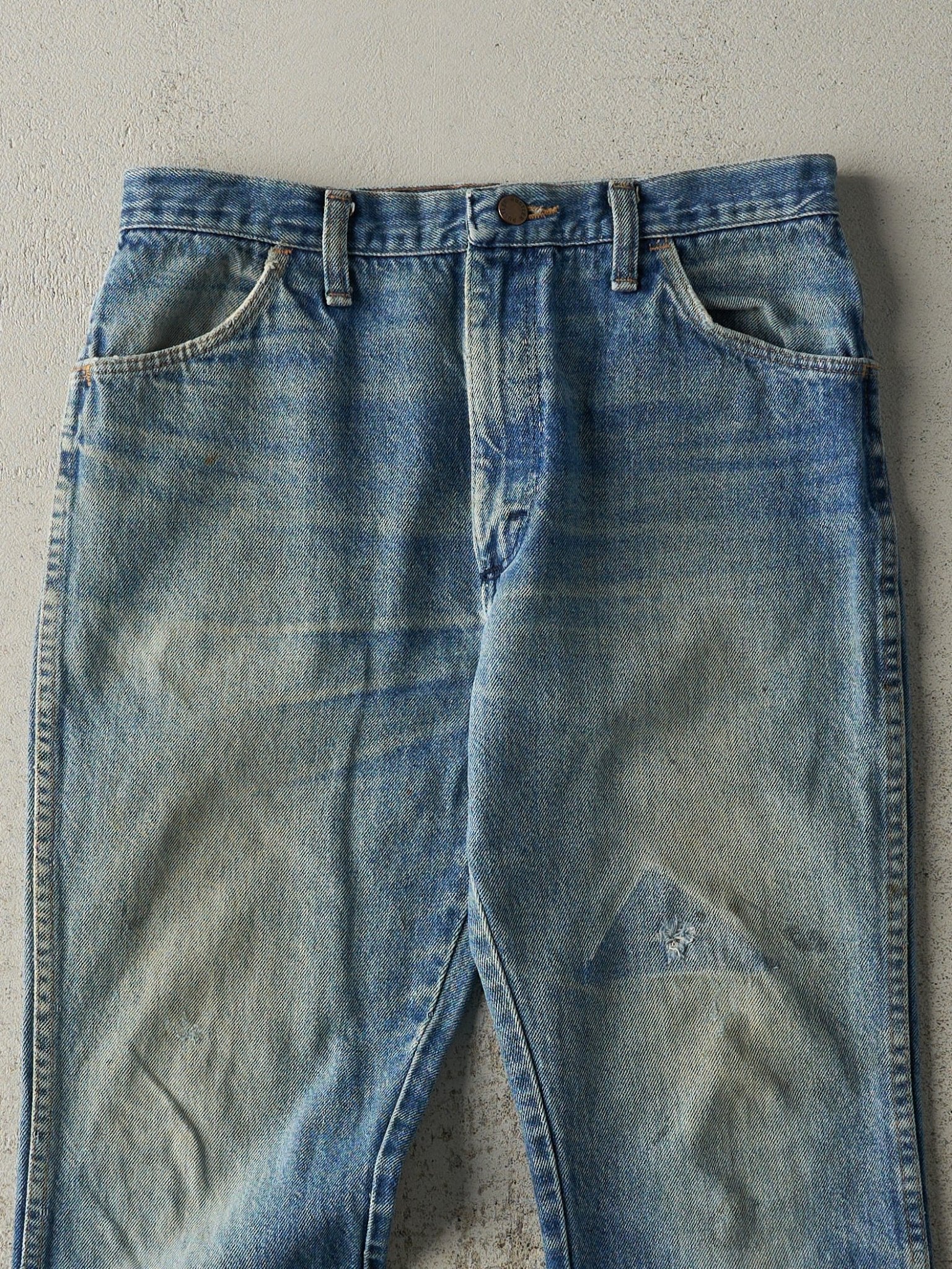 Vintage 80s Light Wash Rustler Jeans (30x28.5)