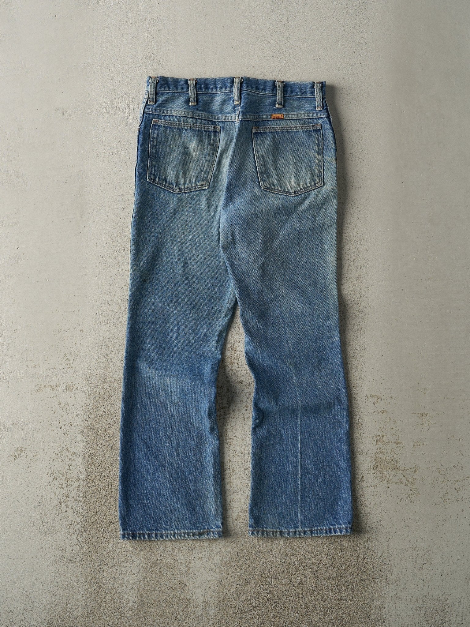 Vintage 80s Light Wash Rustler Jeans (30x28.5)