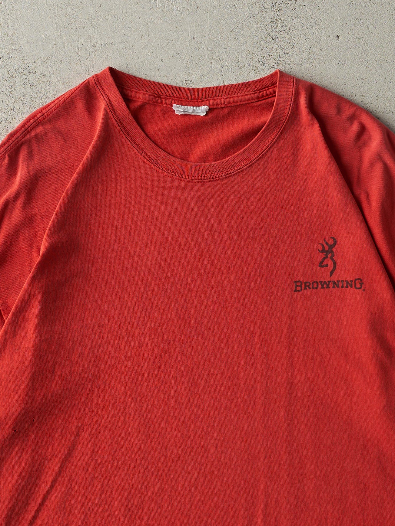 Vintage Y2K Red Browning Logo Tee (L)