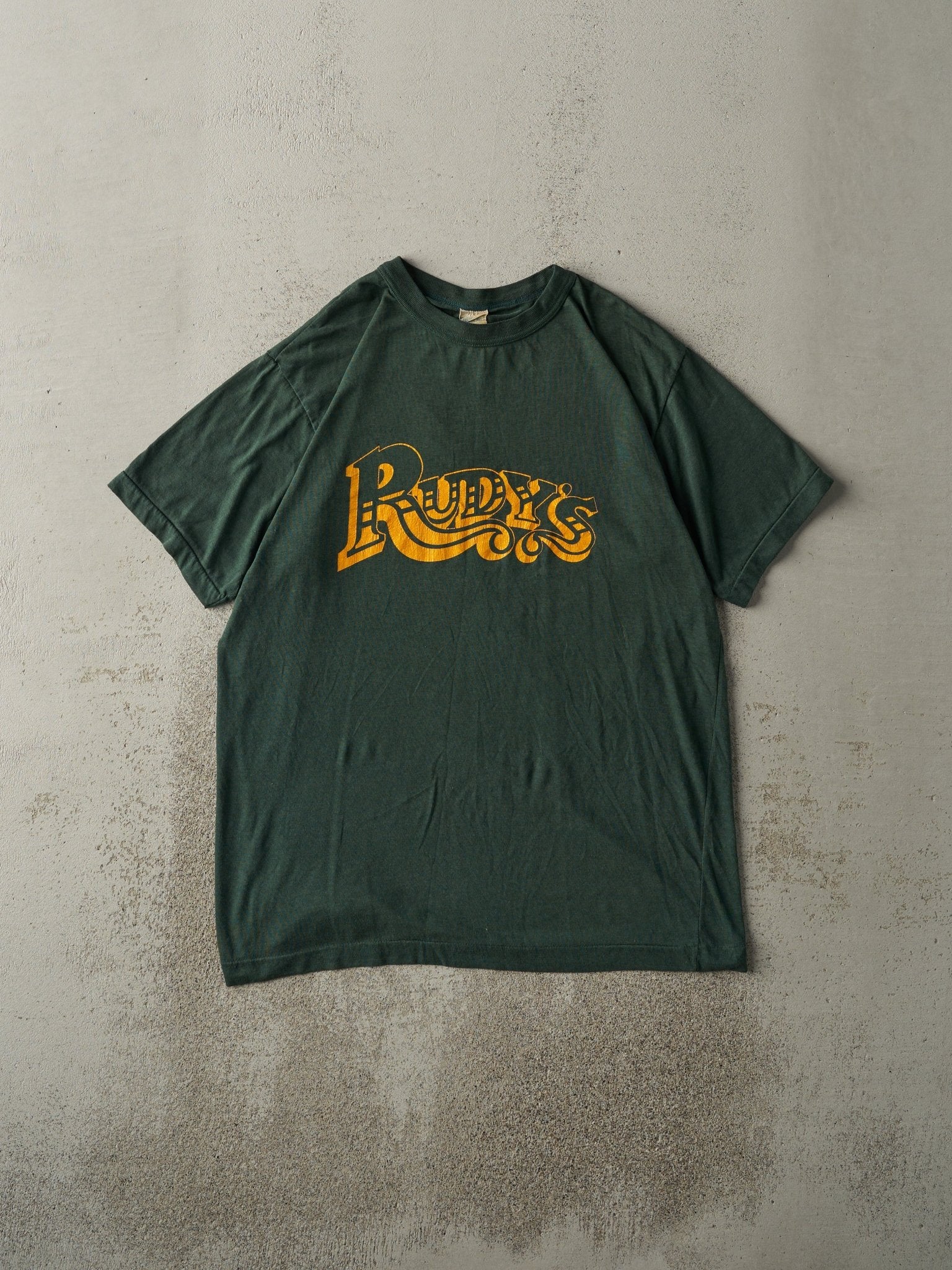 Vintage 80s Green Rudy's BBQ Tee (M/L)