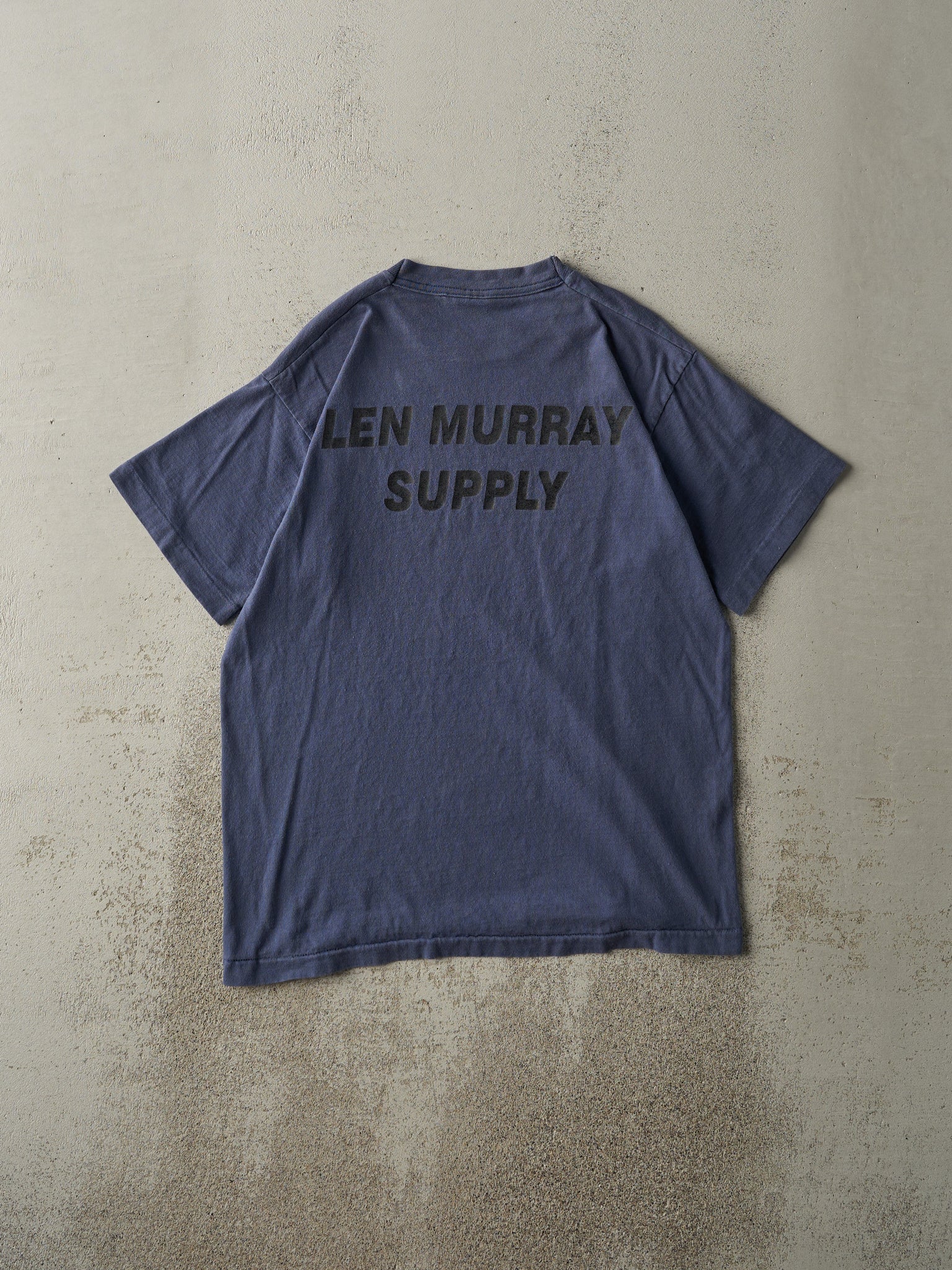 Vintage 90s Navy Blue Milwaukee Single Stitch Tee (M)