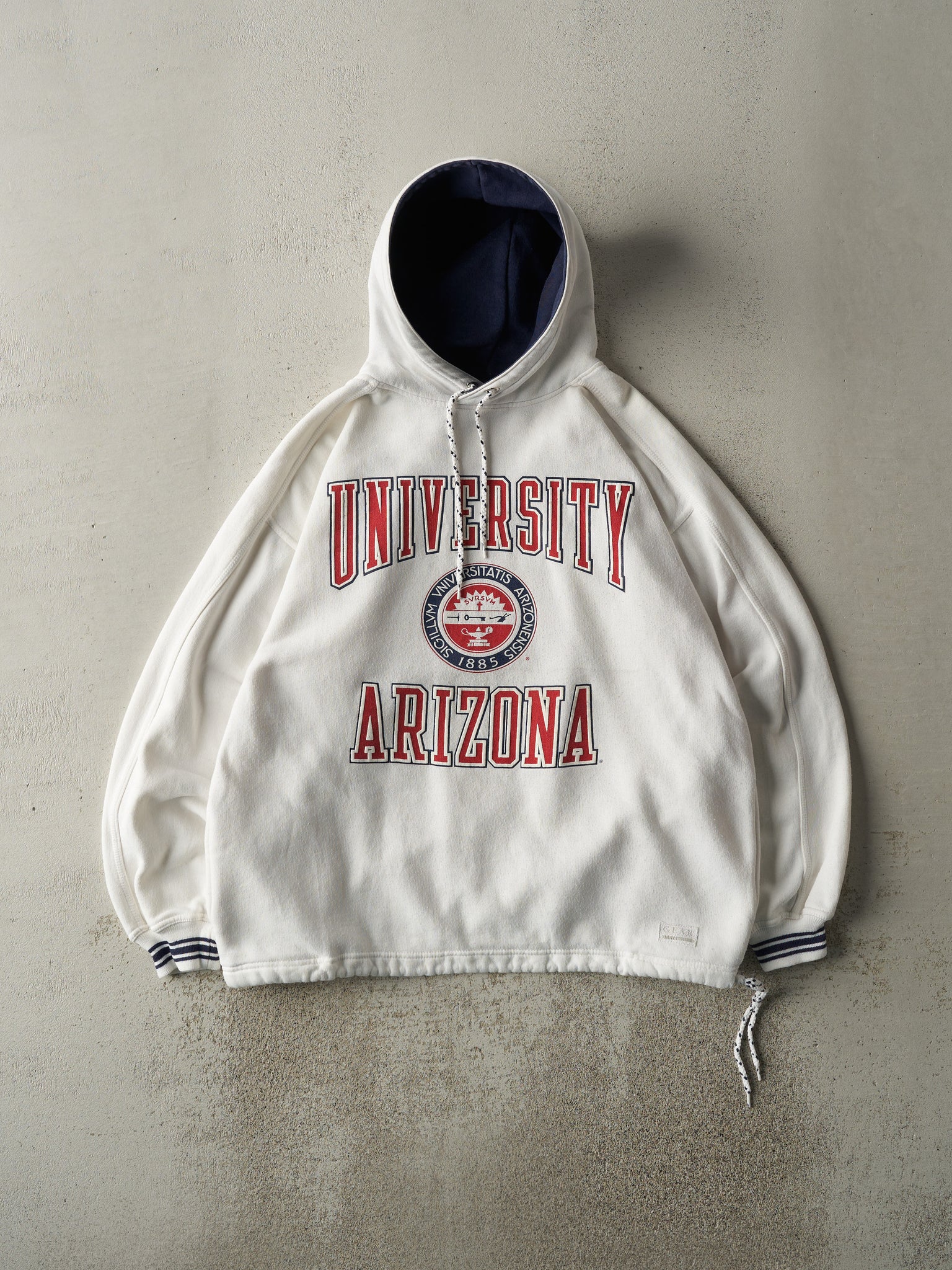 Vintage Y2K White University of Arizona Hoodie (M/L)