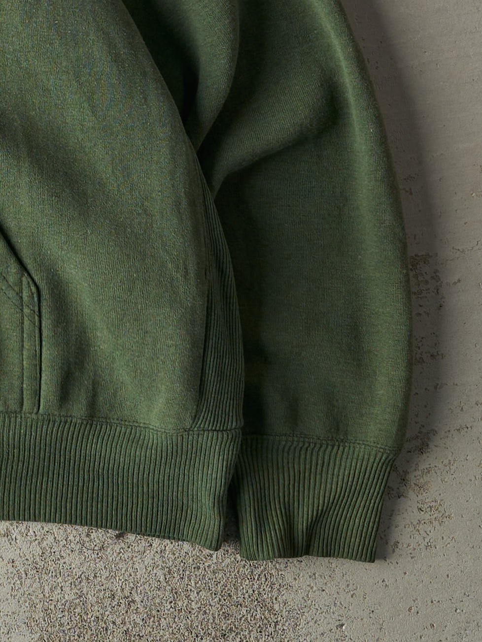Vintage 90s Green Polo Ralph Lauren Embroidered Boxy Hoodie (L)