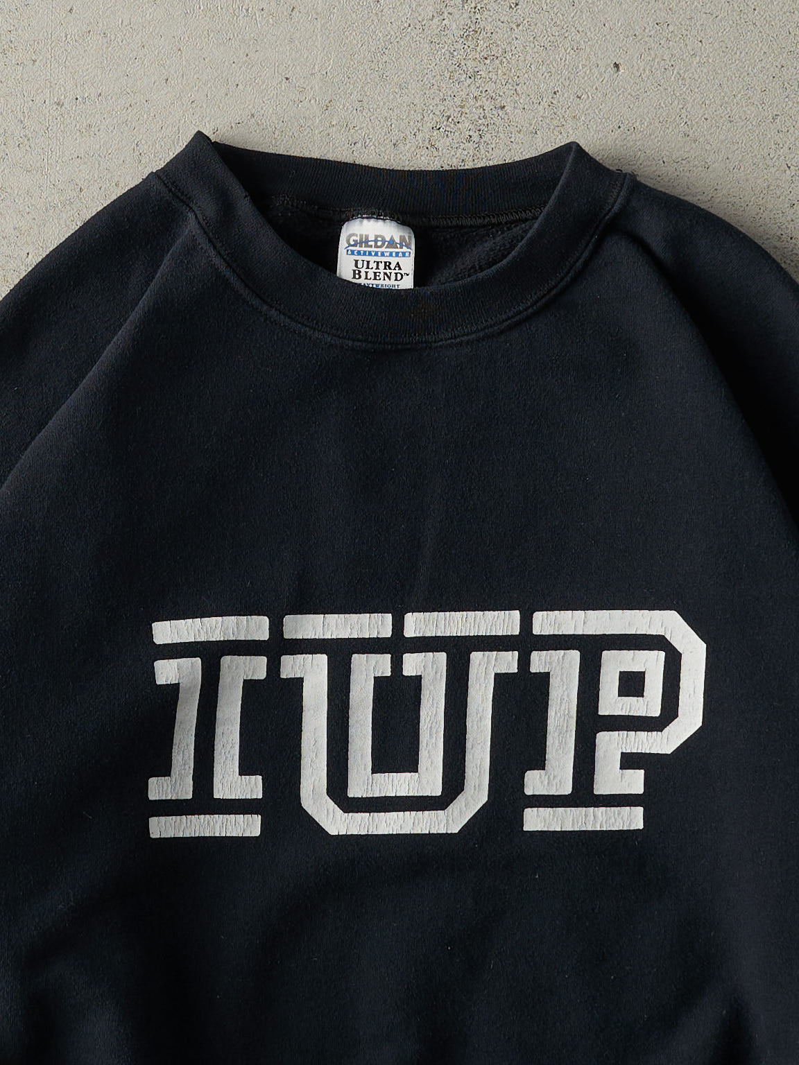 Vintage Y2K Black IUP Crewneck (L)