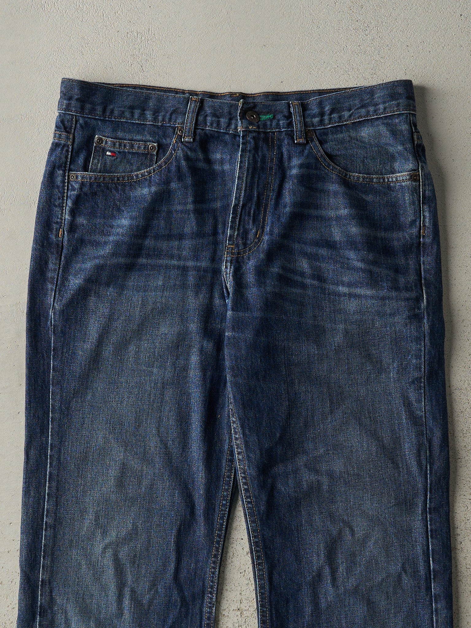 Vintage Y2K Dark Wash Tommy Hilfiger Jeans (34x33)