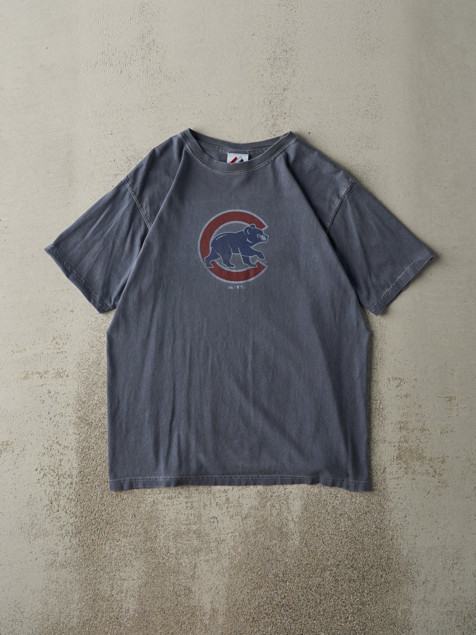 Vintage 10' Washed Blue Chicago Cubs Tee (M)