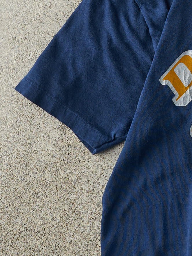 Vintage 80s Navy Blue Dwyer Cross Country Tee (XS)