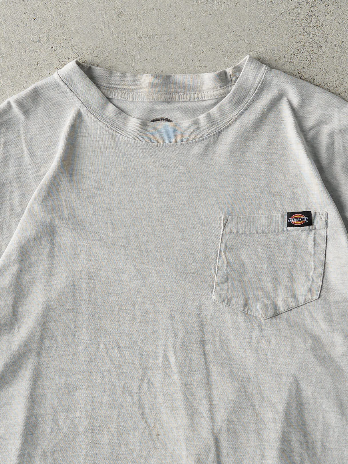 Vintage Y2K Heather Grey Dickies Pocket Tee (L)