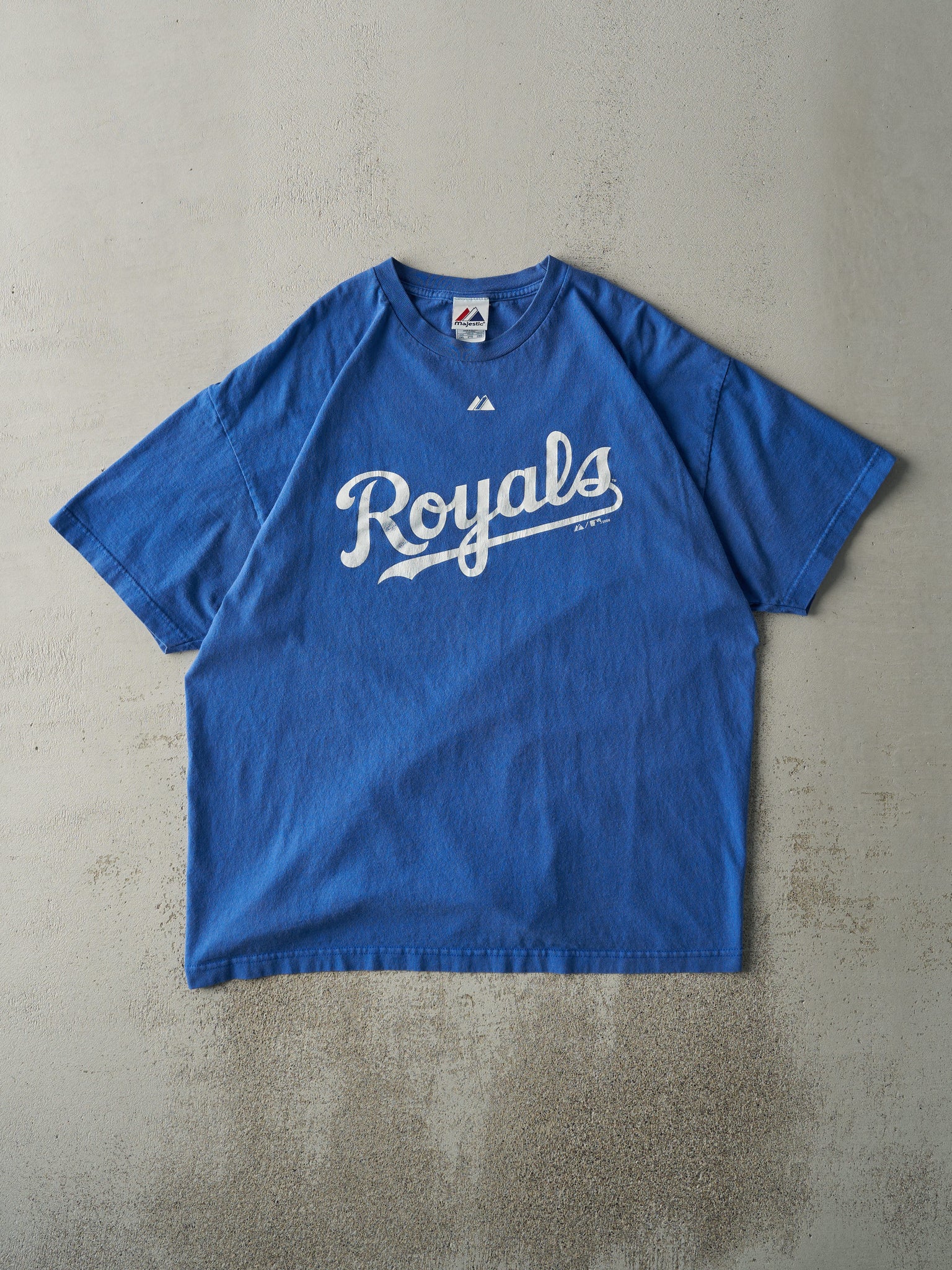 Vintage 08' Blue Kansas City Royals Tee (L/XL)