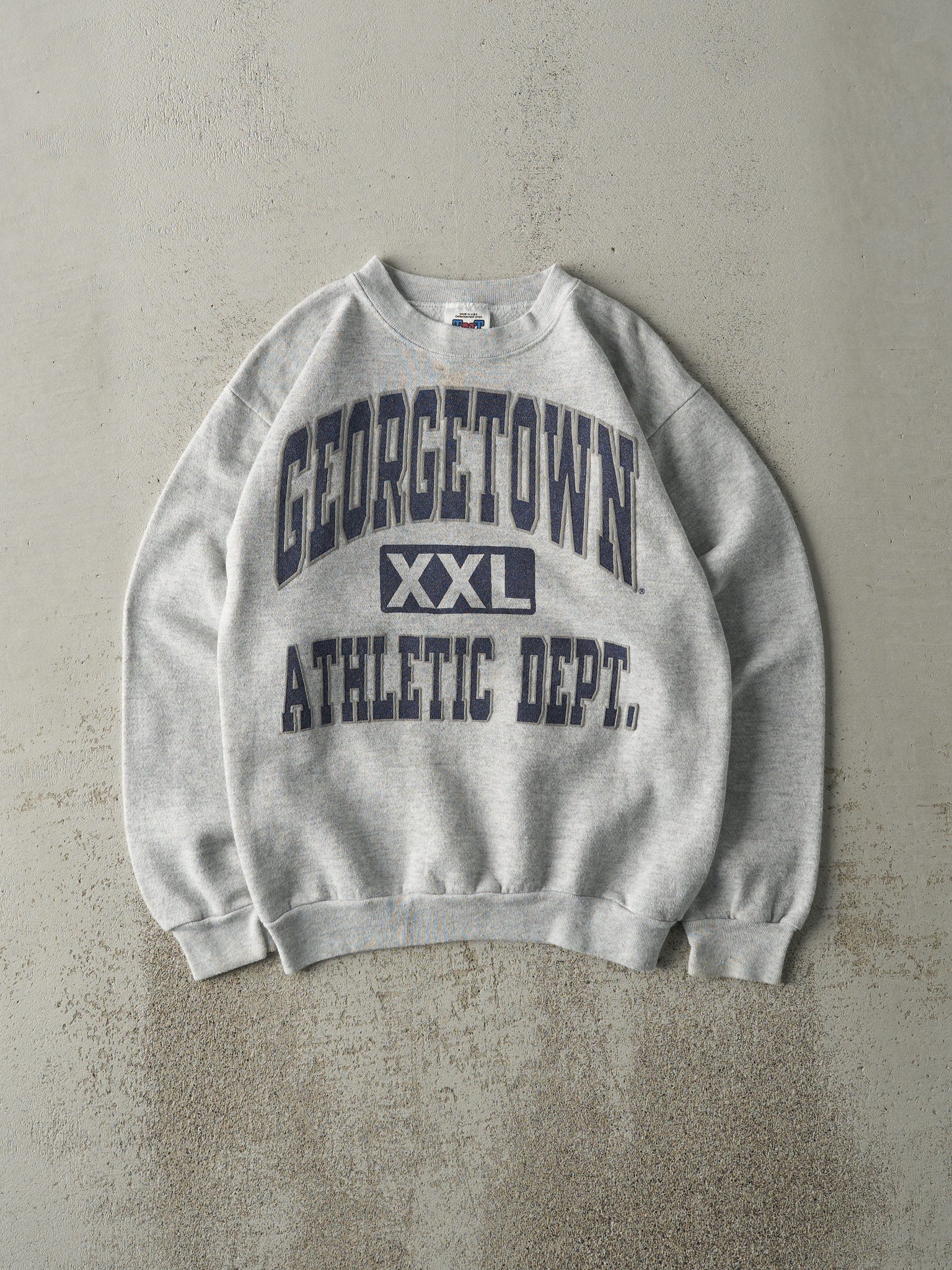 Vintage 90s Heather Grey Georgetown University Crewneck (XS/S)