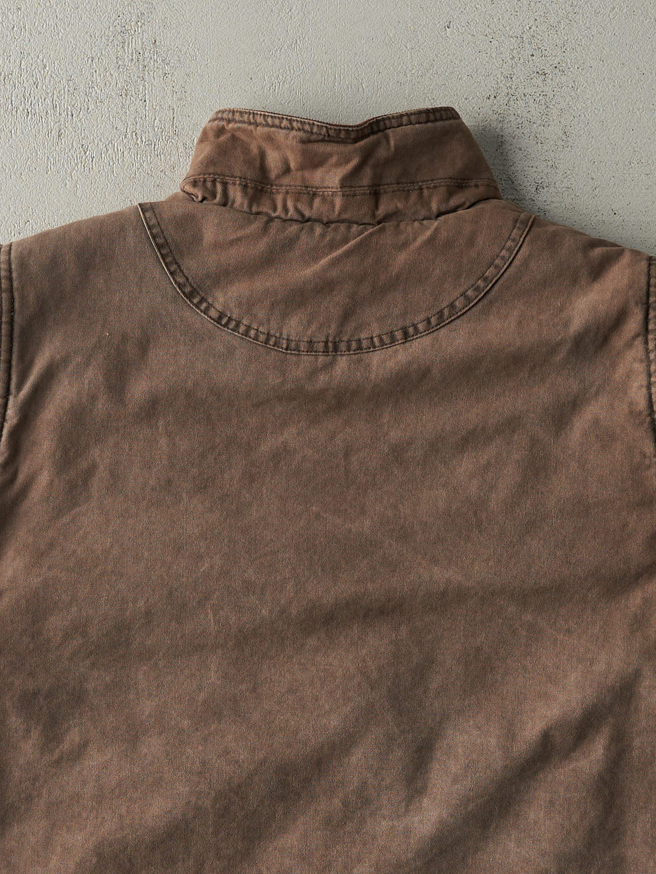 Vintage Y2K Brown Sherpa Lined Wrangler Vest (L)