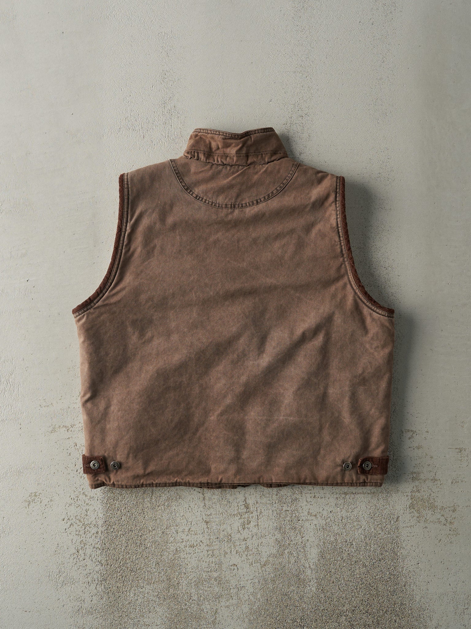 Vintage Y2K Brown Sherpa Lined Wrangler Vest (L)