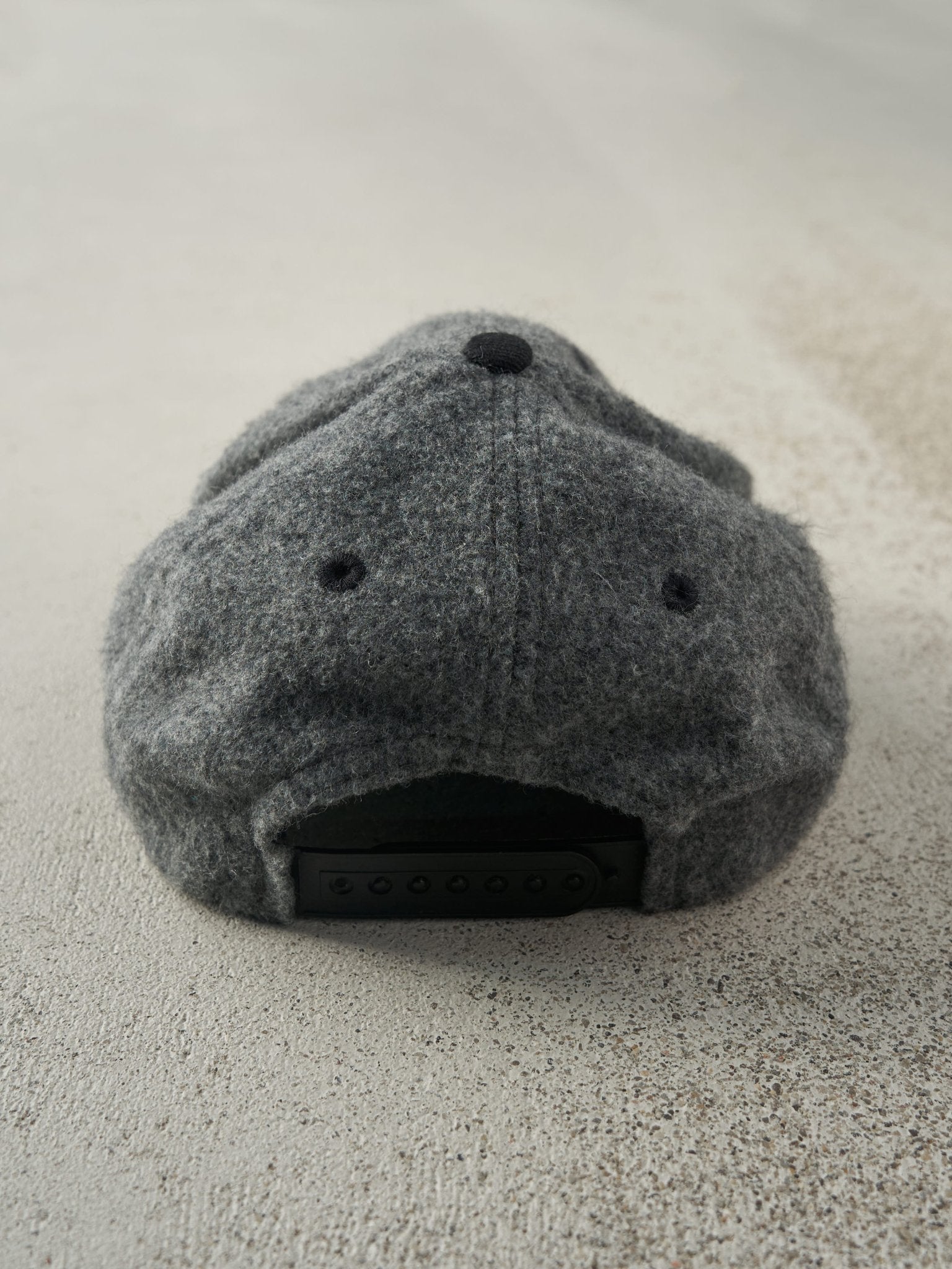Vintage Y2K Grey & Black Adidas Equipment Wool Snapback