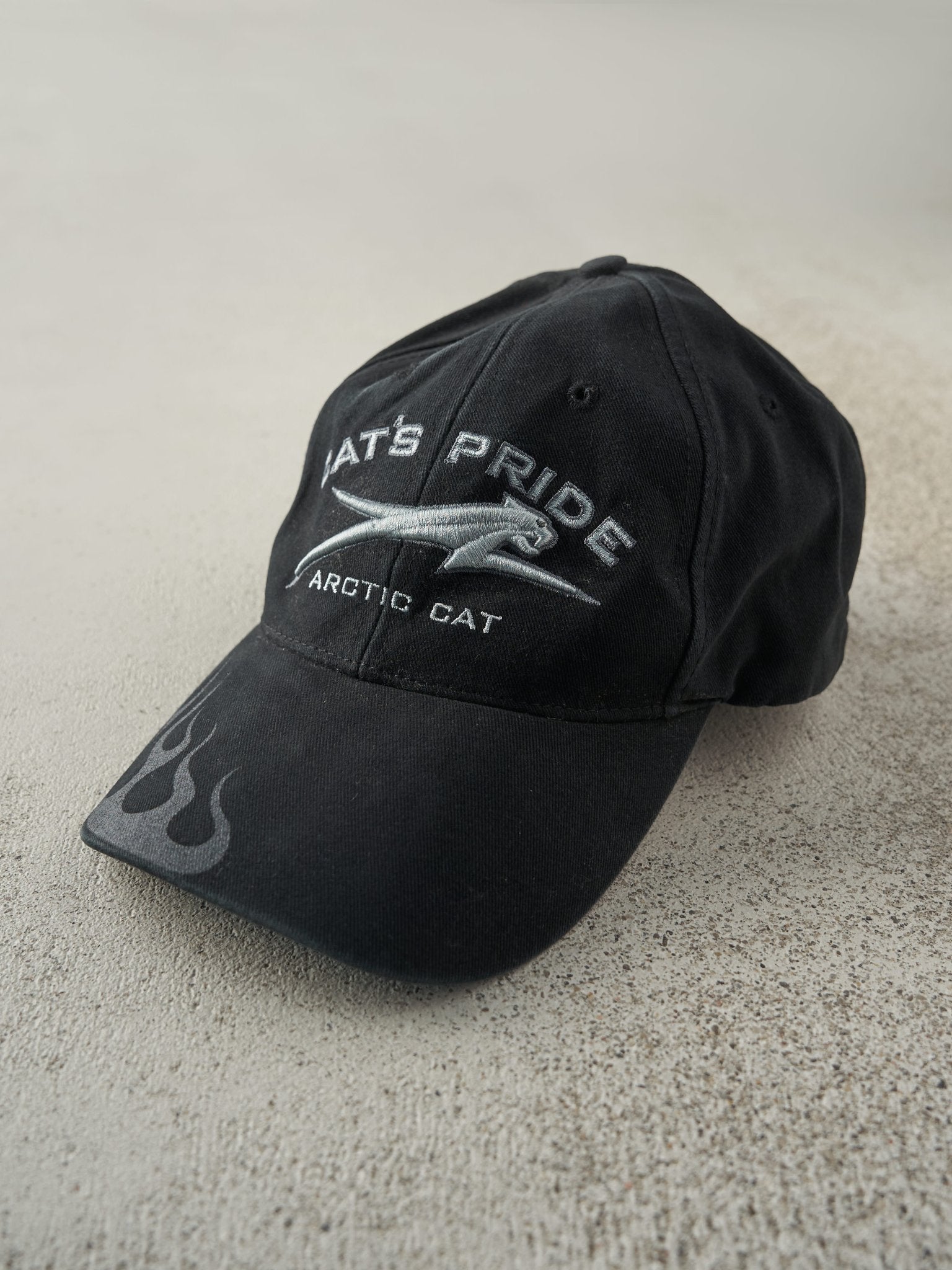 Vintage Y2K Black Arctic Cats Pride Velcro Hat