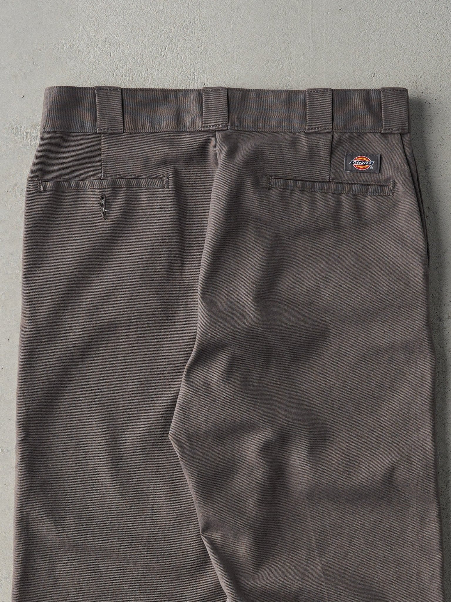 Vintage Y2K Grey Dickies 874 Original Fit Work Pants (33x31)
