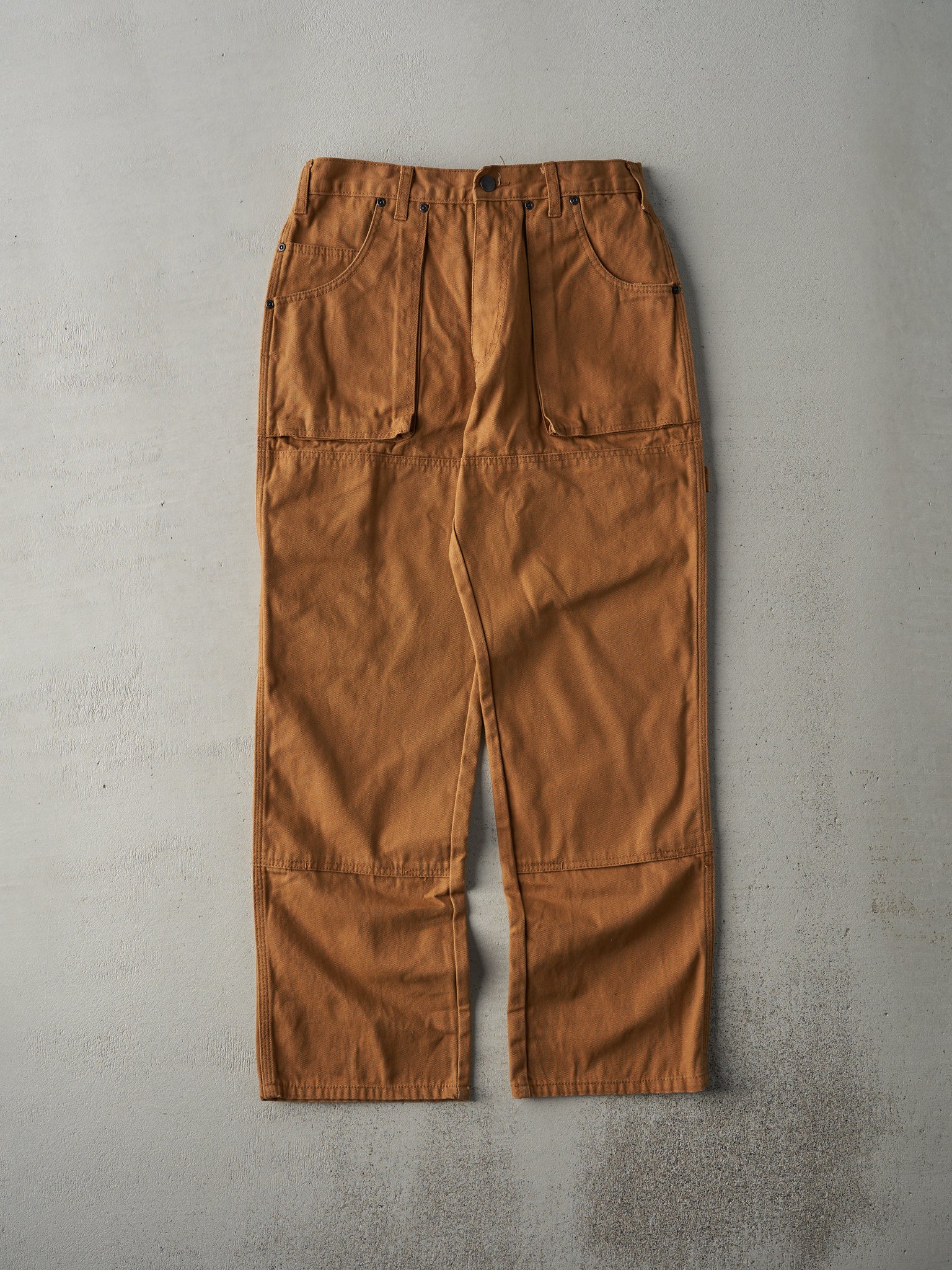 Vintage Y2K Camel Dickies Double Knee L Pocket Carpenter Pants (30x30)