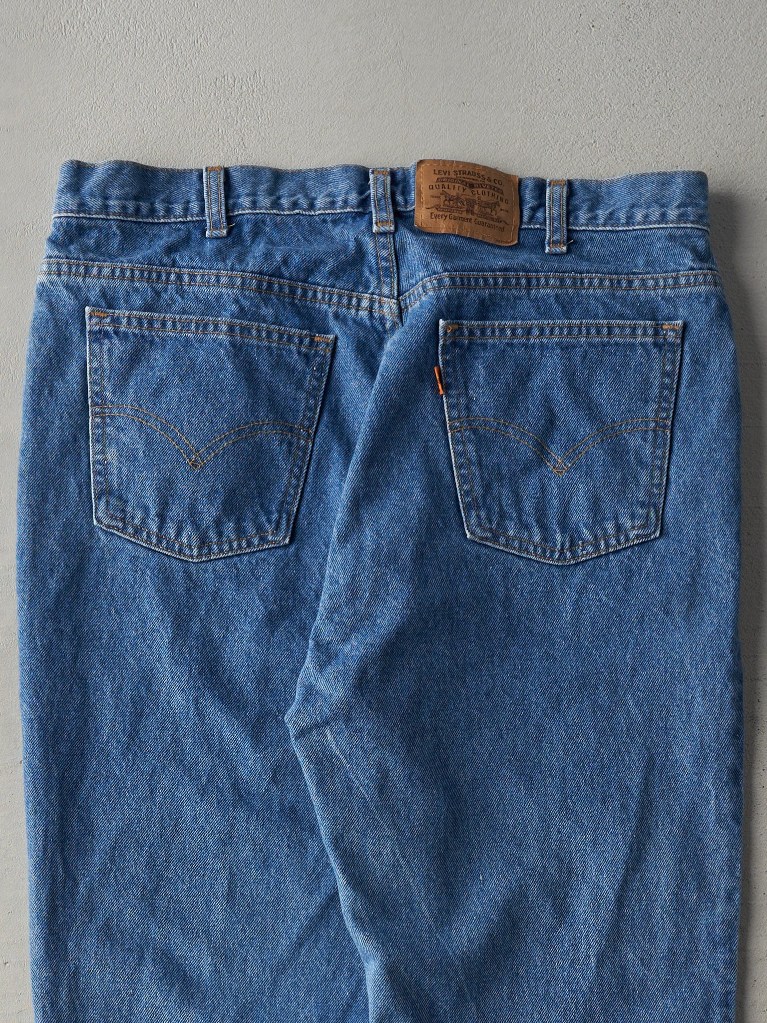 Vintage 80s Mid Wash Levi's Orange Tab Jeans (34x29.5)