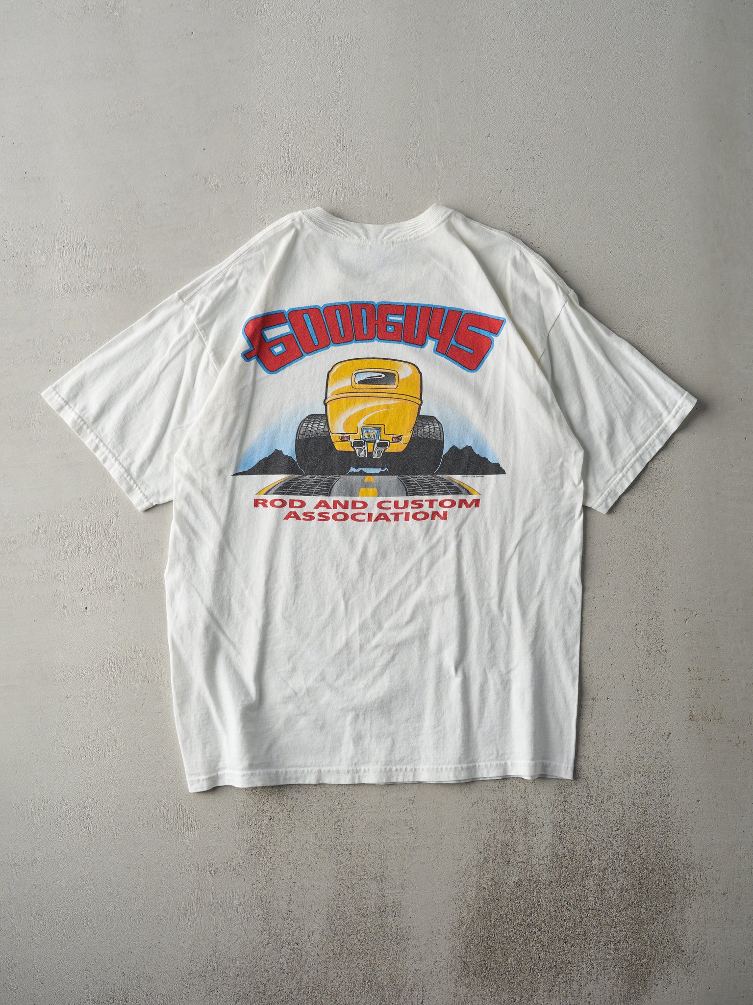 Vintage 06' White Goodguys Heartland Nationals Car Show Tee (L)