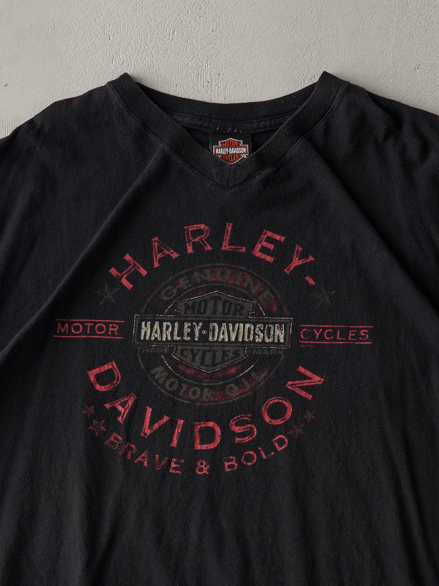 17' Black Harley Davidson Joplin, Missouri V Neck Tee (XXL)