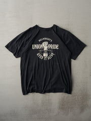 Vintage 80s Black Millwright's Union Pride Tee (M)