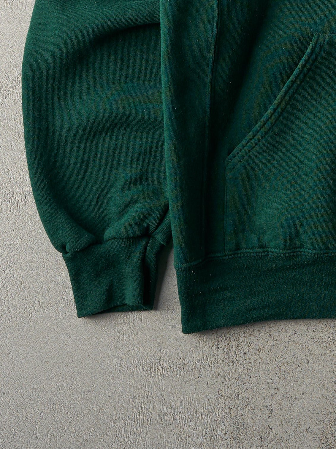 Vintage Y2K Forest Green Russell Athletics Blank Hoodie (M)