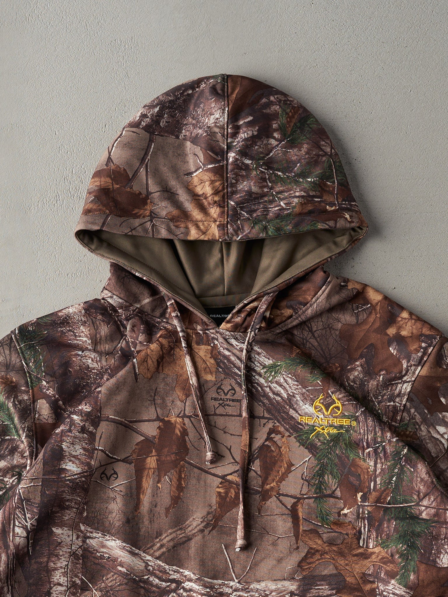 Y2K Brown RealTree Camo Hoodie (L/XL)