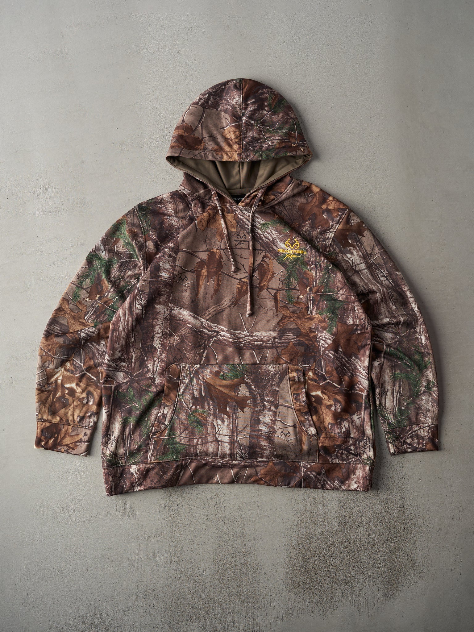 Y2K Brown RealTree Camo Hoodie (L/XL)