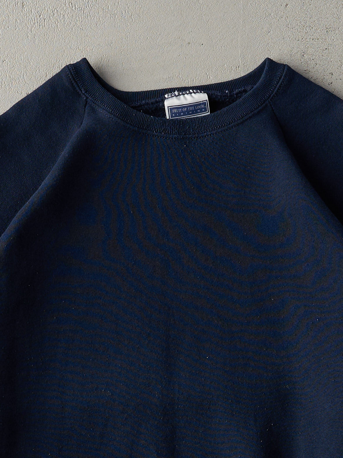 Vintage 80s Navy Blue Blank Crewneck (M)