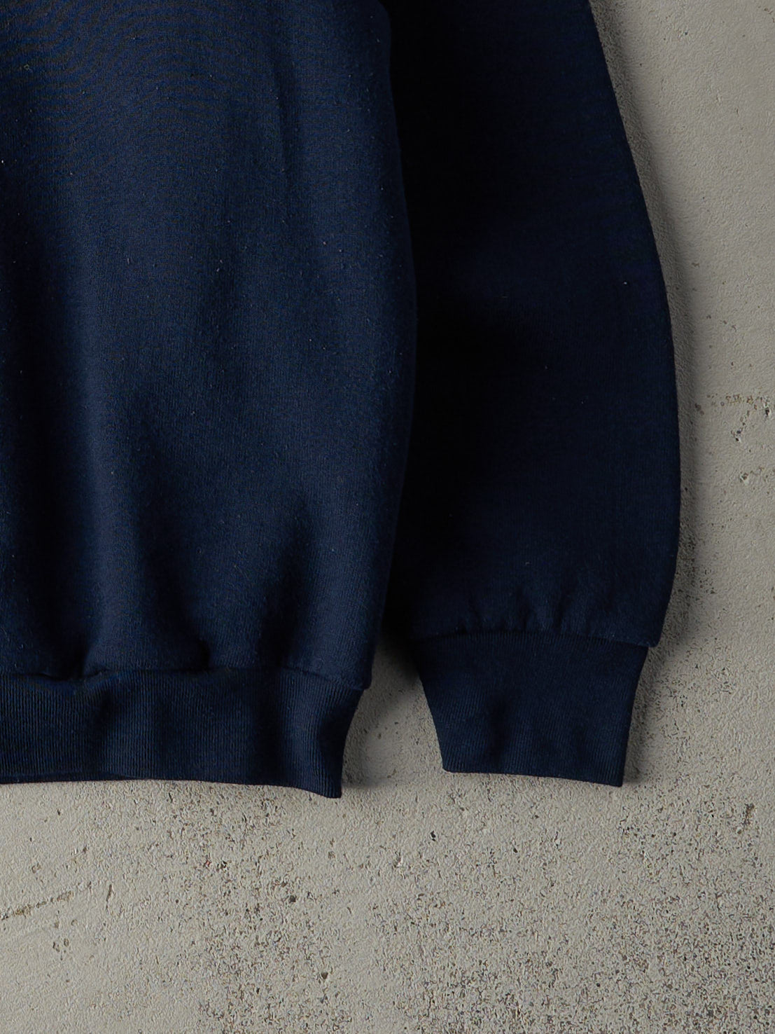 Vintage 80s Navy Blue Blank Crewneck (M)