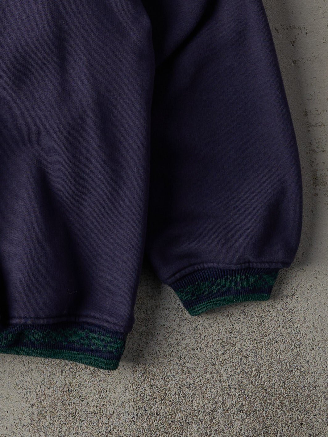 Vintage 90s Navy Harry Rosen Mountain Wildlife Sanctuary Crewneck (L/XL)