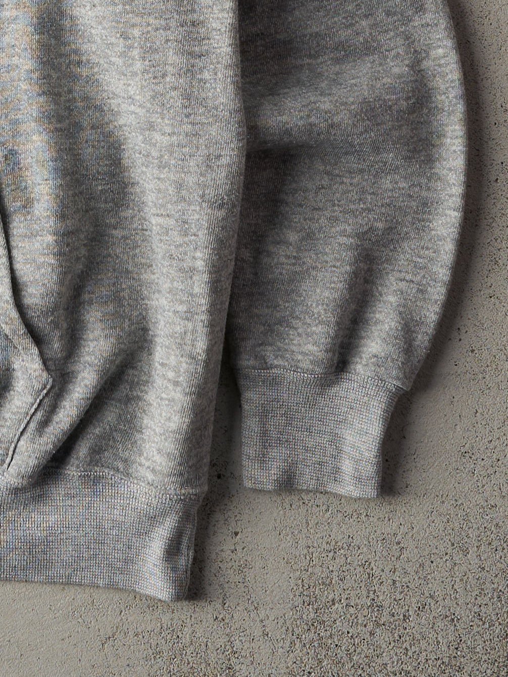 Vintage 80s Heather Grey Champion Muhlenberg College Hoodie (M)