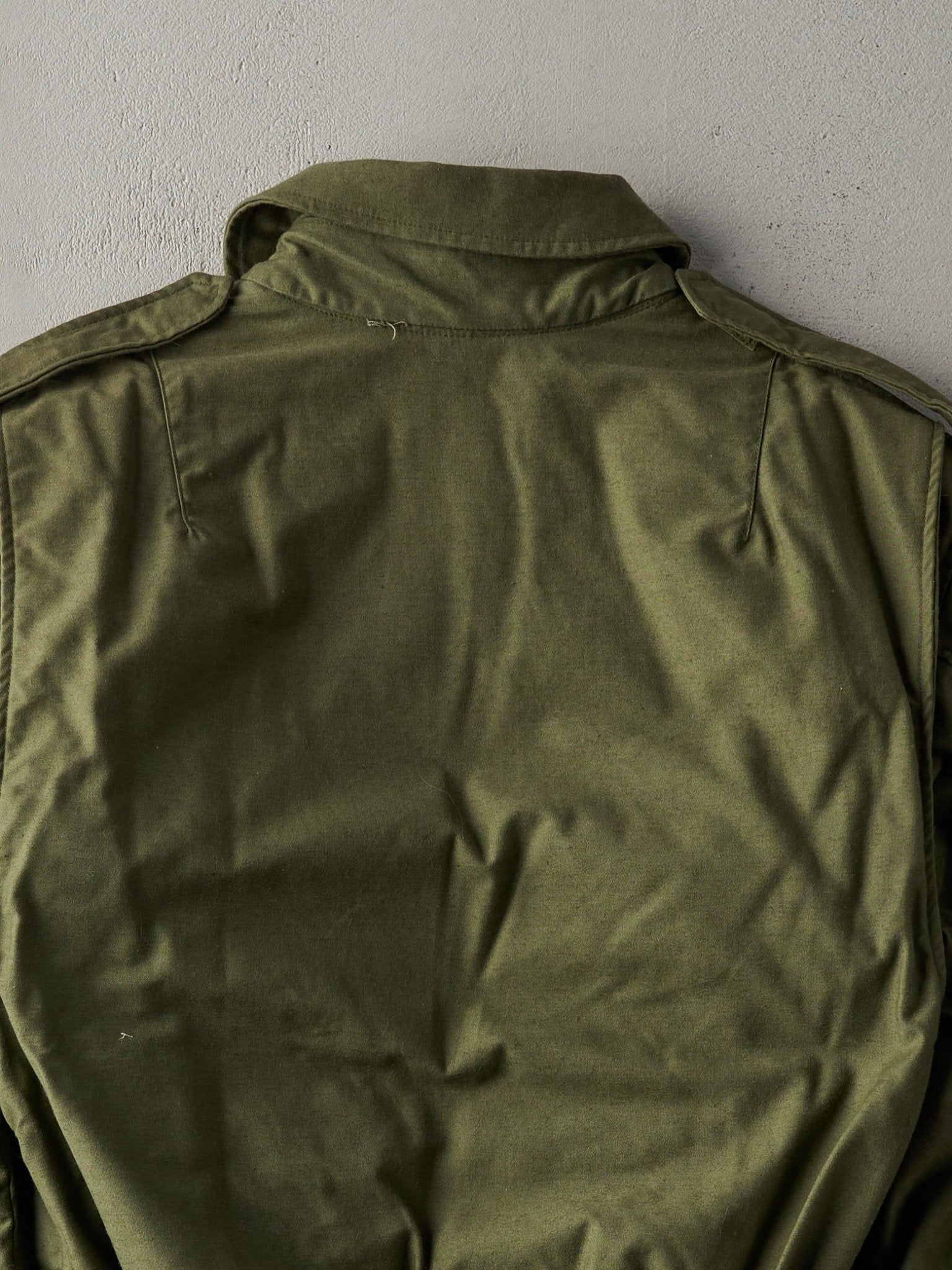 Vintage 80s Army Green Alpha Industries Flight Bomber Jacket (S/M)