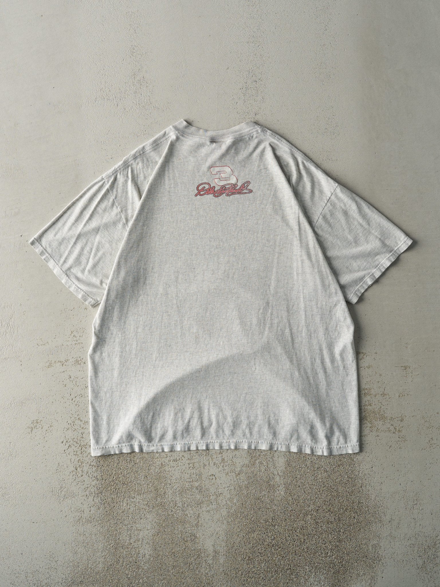 Vintage 90s Heather Grey Dale Earnhardt Nascar Racing Tee (L)