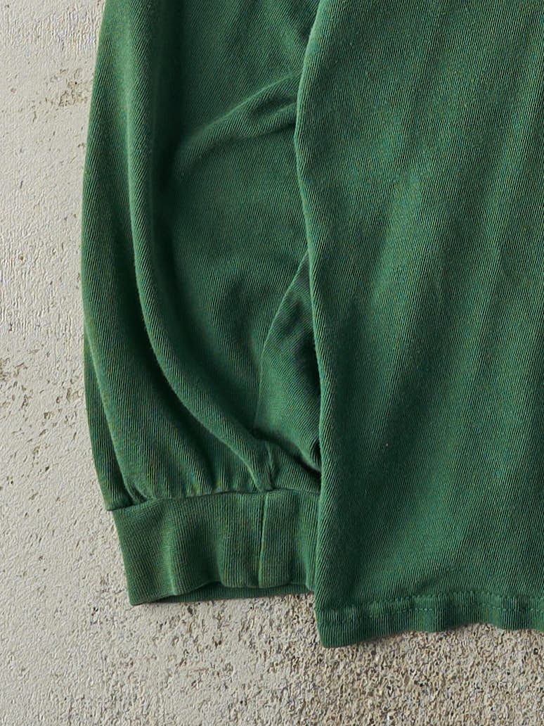 Vintage Y2K Green Michigan State Spartans Nike Mock Neck Long Sleeve (M/L)