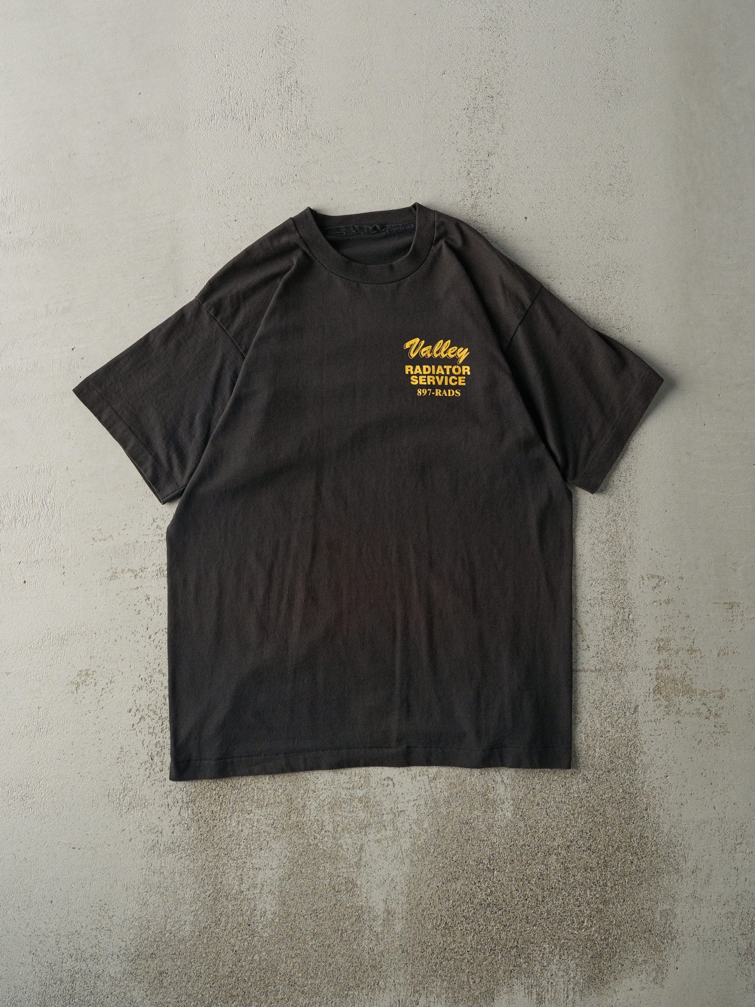 Vintage 90s Black Valley Radiators Single Stitch Tee (M)