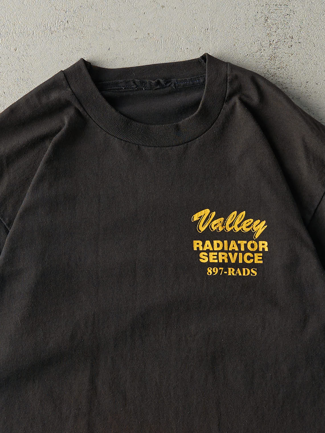 Vintage 90s Black Valley Radiators Single Stitch Tee (M)
