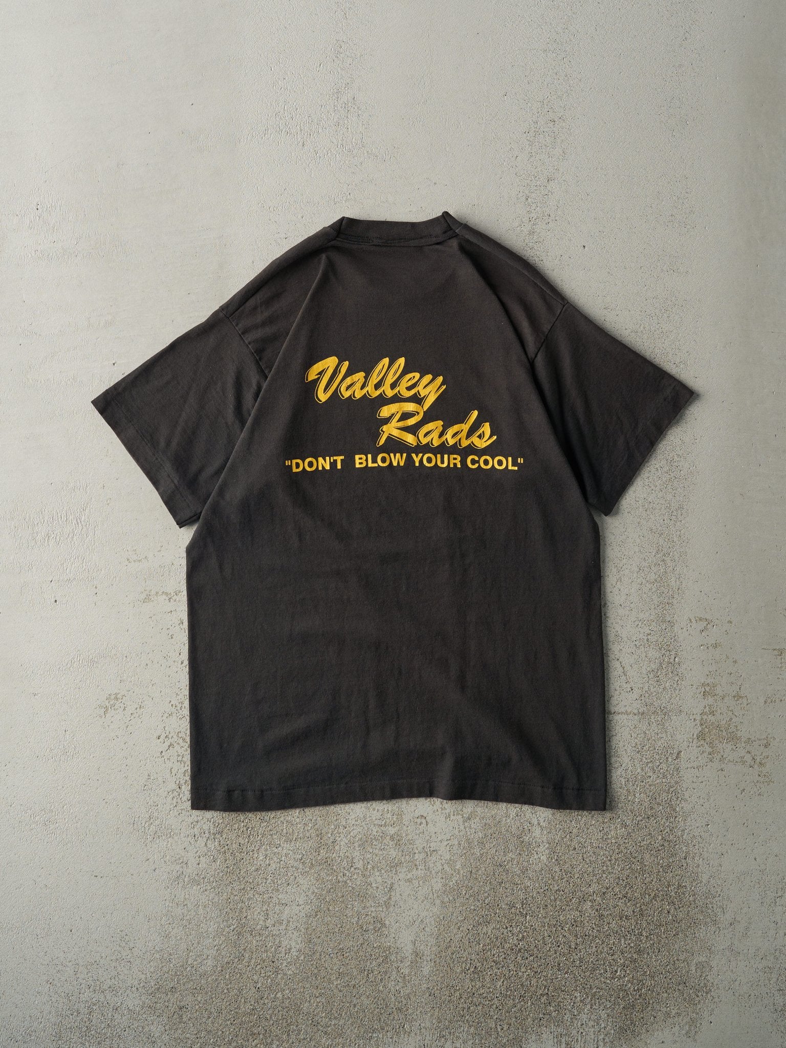 Vintage 90s Black Valley Radiators Single Stitch Tee (M)