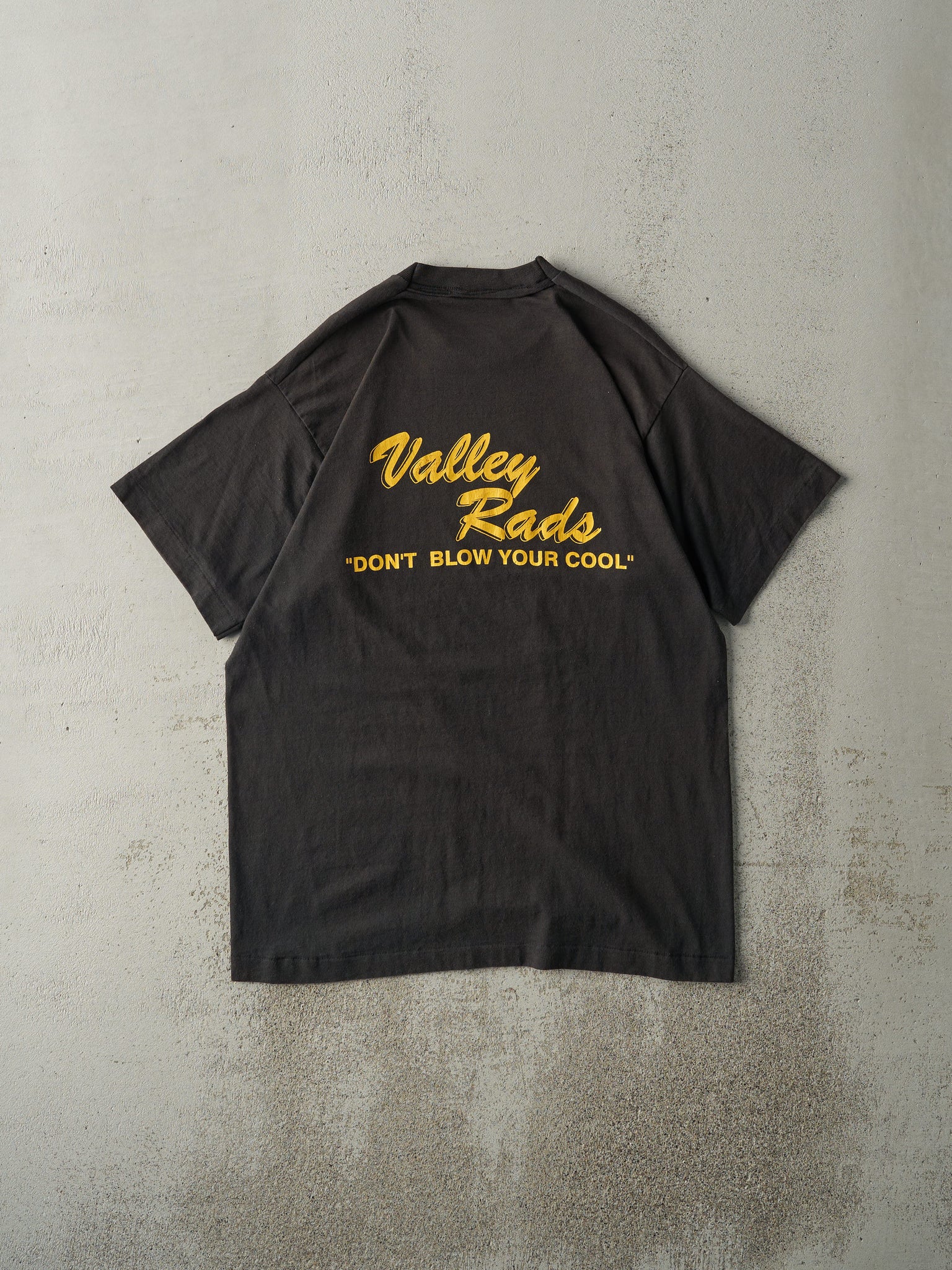 Vintage 90s Black Valley Radiators Single Stitch Tee (M)