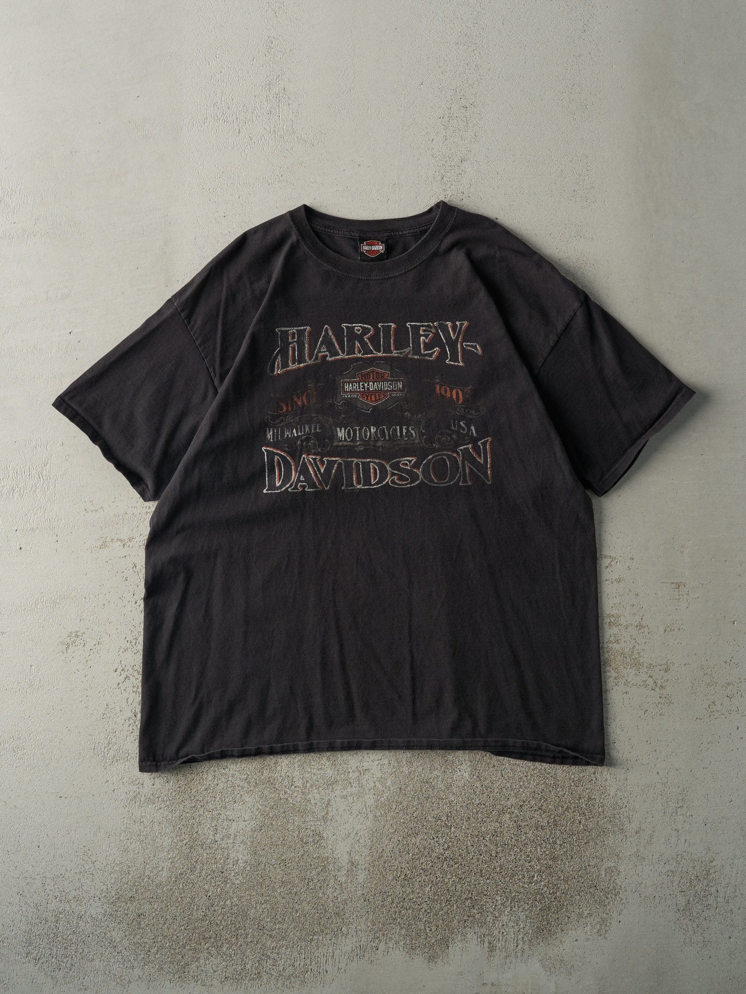 14' Black Sudbury Ontario Harley Davidson Tee (XL)